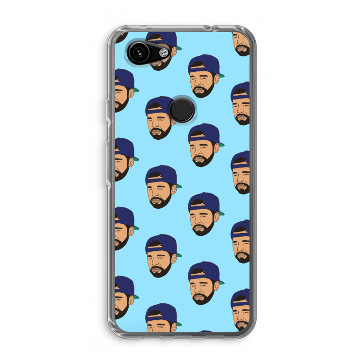 Drake Away: Google Pixel 3a Transparant Hoesje