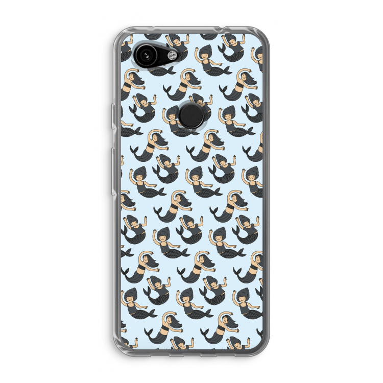 Zeemeermin: Google Pixel 3a Transparant Hoesje