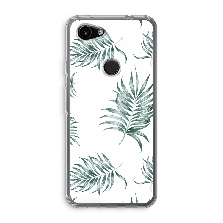 Simple leaves: Google Pixel 3a Transparant Hoesje