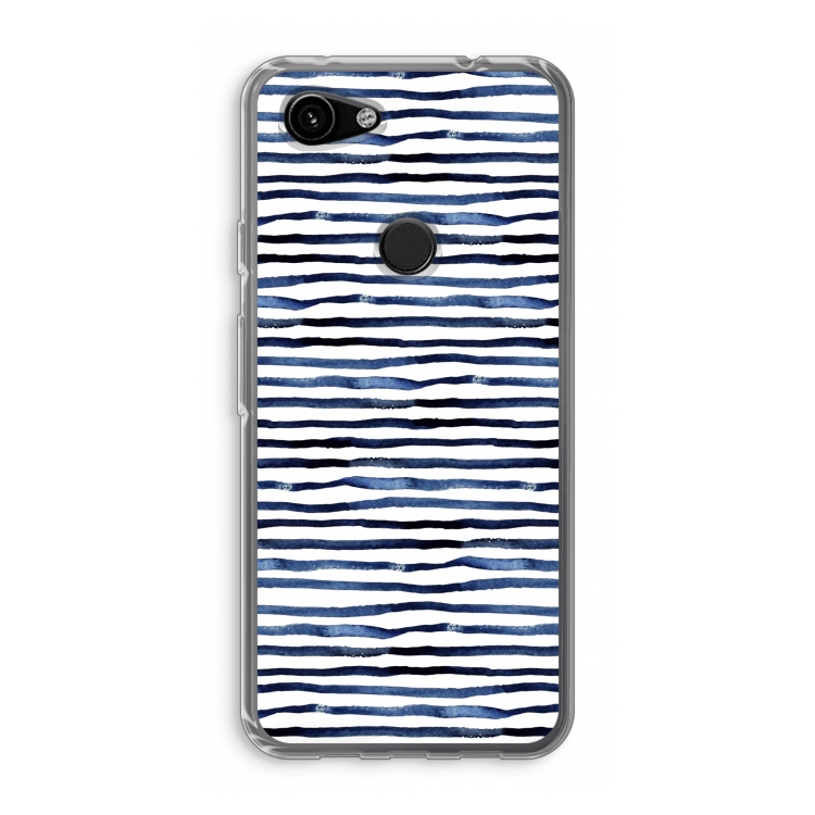 Verrassende lijnen: Google Pixel 3a Transparant Hoesje