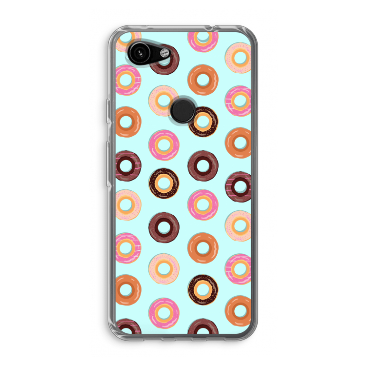 Donuts: Google Pixel 3a Transparant Hoesje
