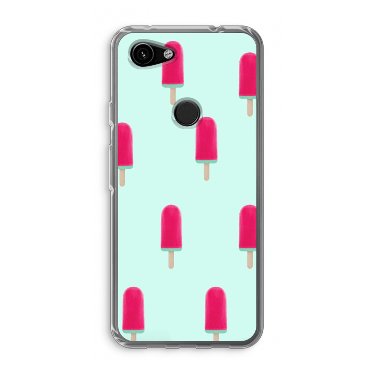 Waterijsje: Google Pixel 3a Transparant Hoesje