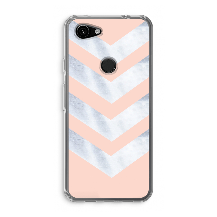 Marmeren pijlen: Google Pixel 3a Transparant Hoesje