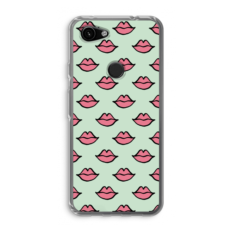 Lipjes: Google Pixel 3a Transparant Hoesje