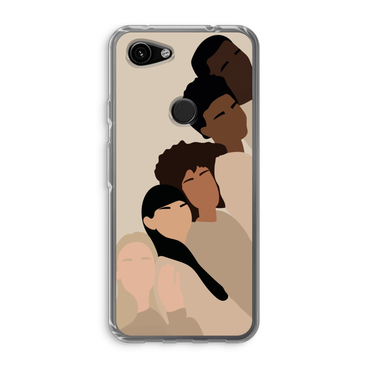 Sweet creatures: Google Pixel 3a Transparant Hoesje