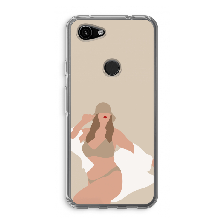One of a kind: Google Pixel 3a Transparant Hoesje