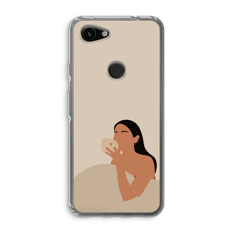 Fresh coffee: Google Pixel 3a Transparant Hoesje
