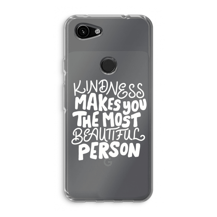 The prettiest: Google Pixel 3a Transparant Hoesje