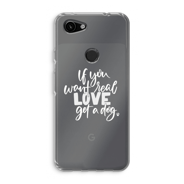 Partner in crime: Google Pixel 3a Transparant Hoesje