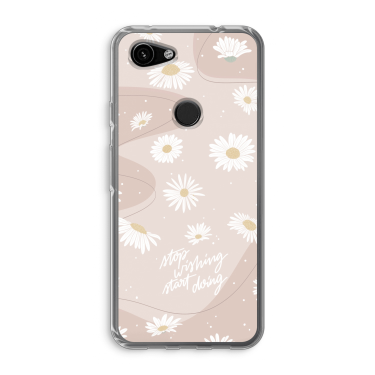 Daydreaming becomes reality: Google Pixel 3a Transparant Hoesje
