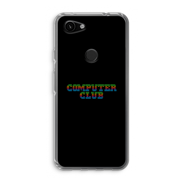 Retro: Google Pixel 3a Transparant Hoesje