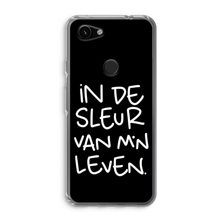 De Sleur: Google Pixel 3a Transparant Hoesje
