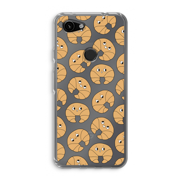 Croissant: Google Pixel 3a Transparant Hoesje