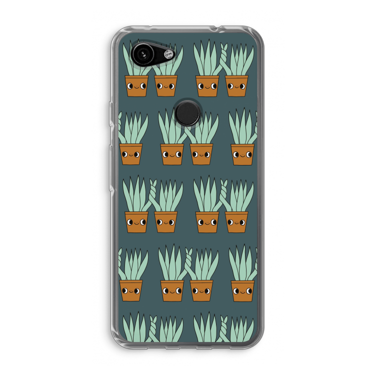 Sansevieria: Google Pixel 3a Transparant Hoesje