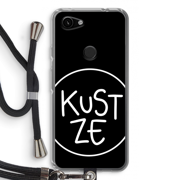KUST ZE: Pixel 3a Transparant Hoesje met koord