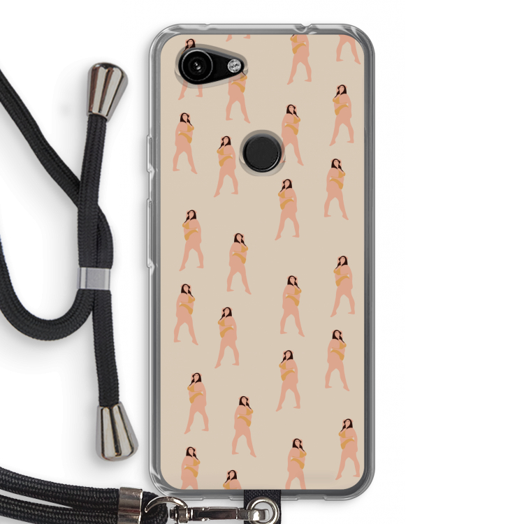 You're so golden: Pixel 3a Transparant Hoesje met koord