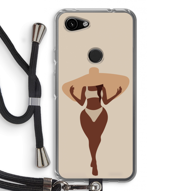 Let's get salty: Pixel 3a Transparant Hoesje met koord