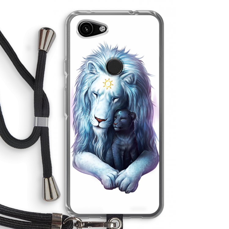 Child Of Light: Pixel 3a Transparant Hoesje met koord