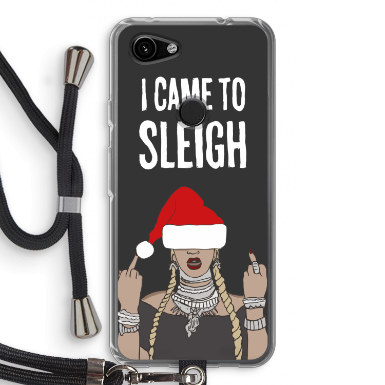 Came To Sleigh: Pixel 3a Transparant Hoesje met koord