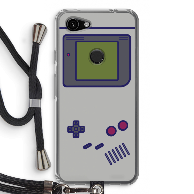Game On: Pixel 3a Transparant Hoesje met koord
