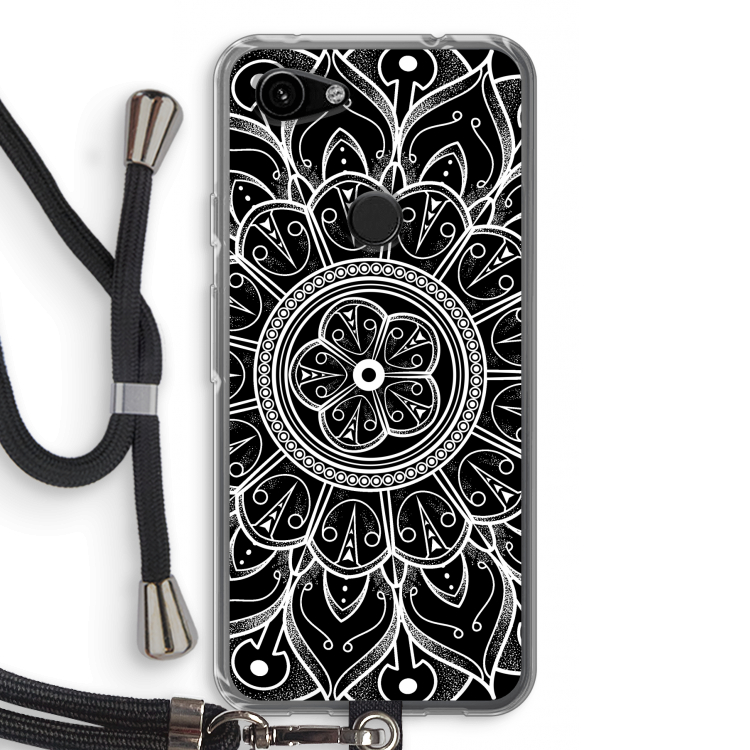 Roses Are Red: Pixel 3a Transparant Hoesje met koord