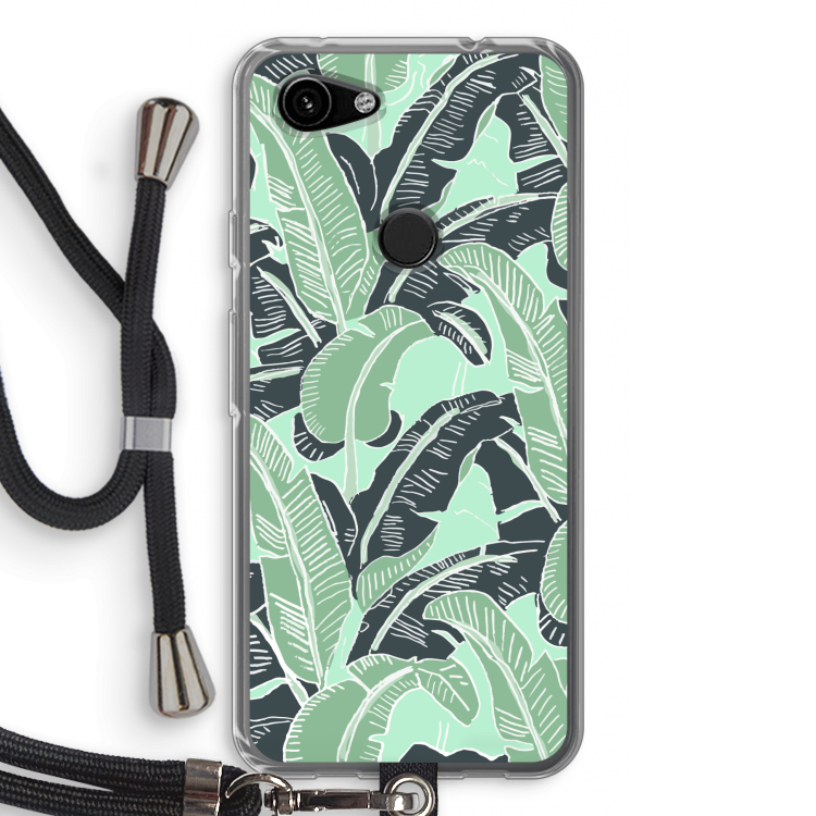 This Sh*t Is Bananas: Pixel 3a Transparant Hoesje met koord