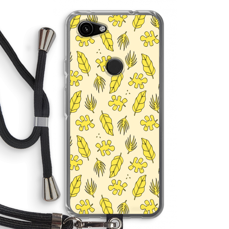 Herfst: Pixel 3a Transparant Hoesje met koord