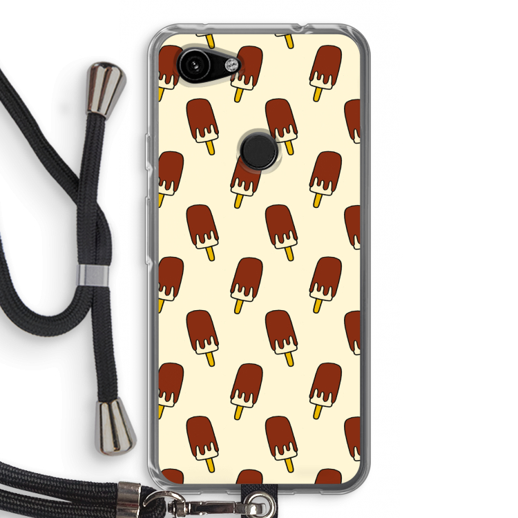 Yummy: Pixel 3a Transparant Hoesje met koord