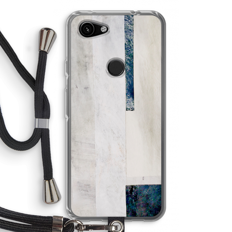 Meet you there: Pixel 3a Transparant Hoesje met koord