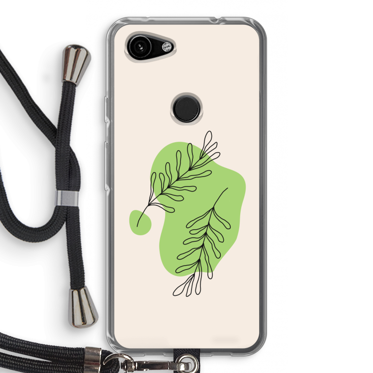 Beleaf in you: Pixel 3a Transparant Hoesje met koord