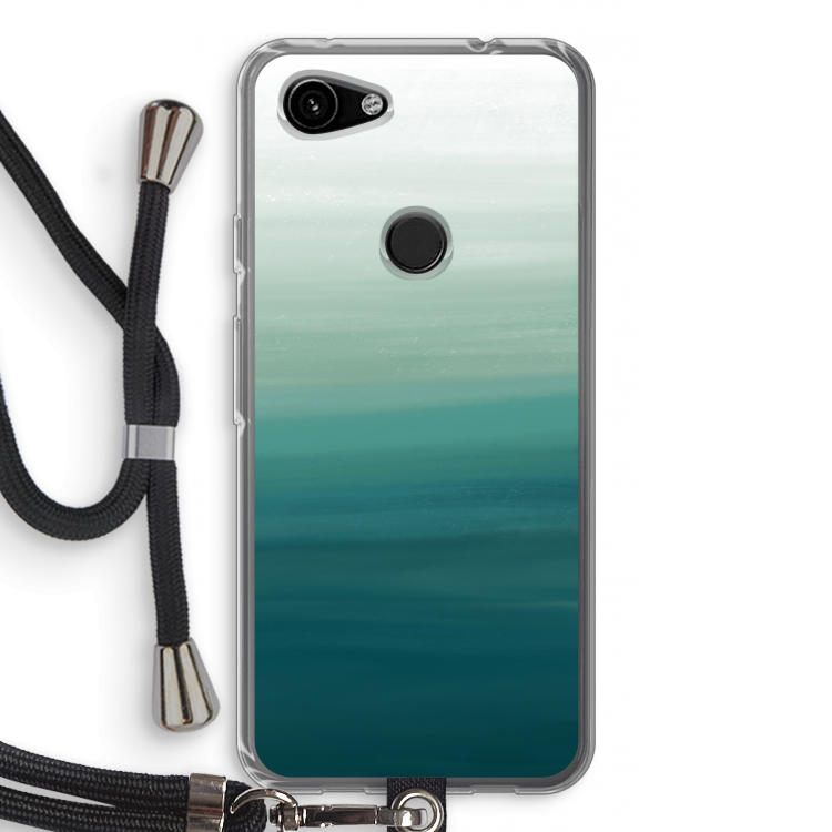 Ocean: Pixel 3a Transparant Hoesje met koord