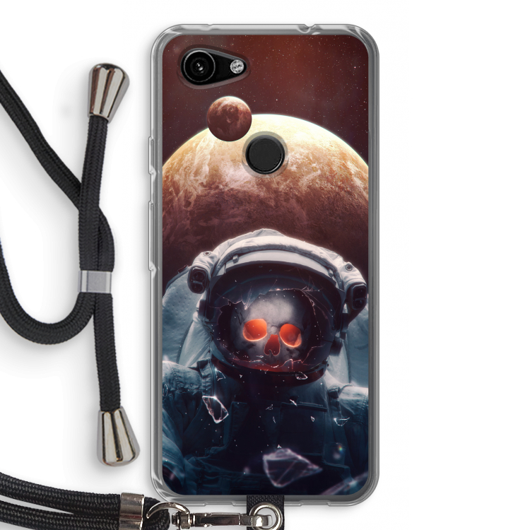 Voyager: Pixel 3a Transparant Hoesje met koord