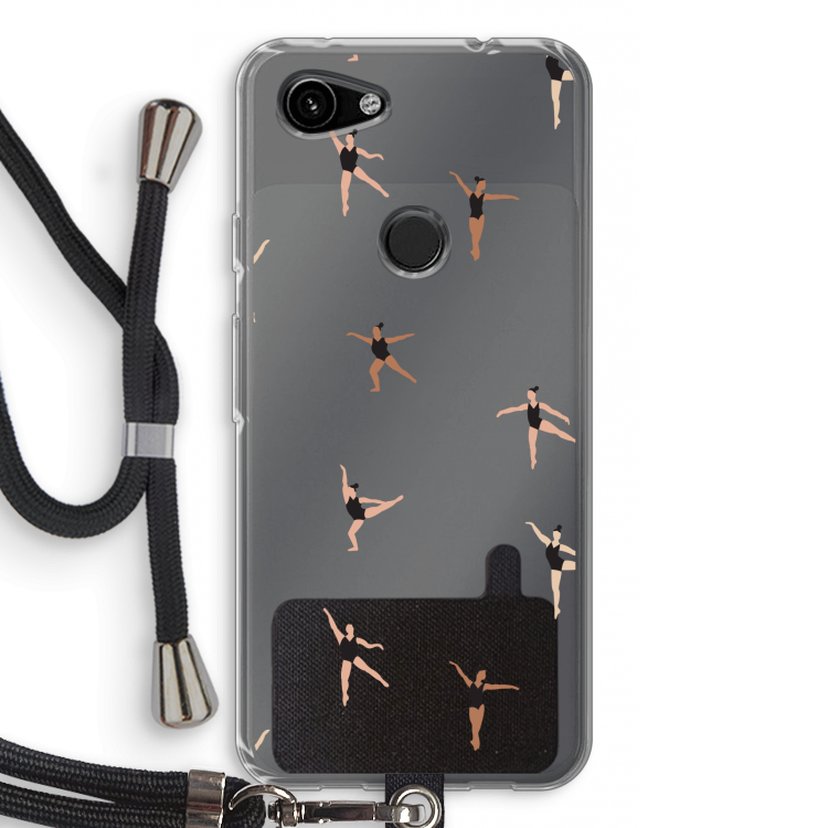 Dancing #1: Pixel 3a Transparant Hoesje met koord