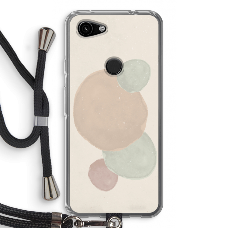 Geo #9: Pixel 3a Transparant Hoesje met koord