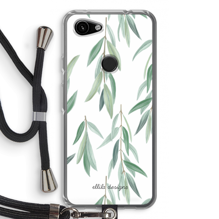 Branch up your life: Pixel 3a Transparant Hoesje met koord