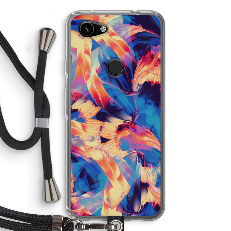 Tuesday Night: Pixel 3a Transparant Hoesje met koord
