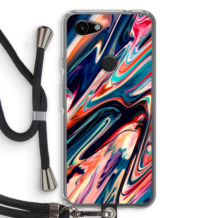 Quantum Being: Pixel 3a Transparant Hoesje met koord