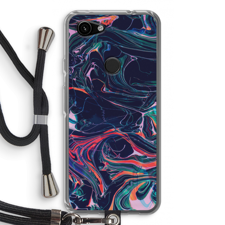 Light Years Beyond: Pixel 3a Transparant Hoesje met koord