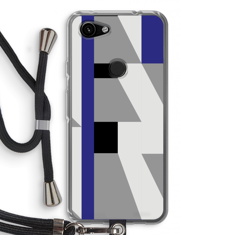 Gestalte 2: Pixel 3a Transparant Hoesje met koord