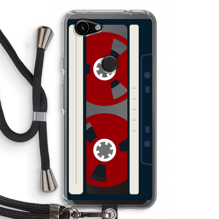 Here's your tape: Pixel 3a Transparant Hoesje met koord
