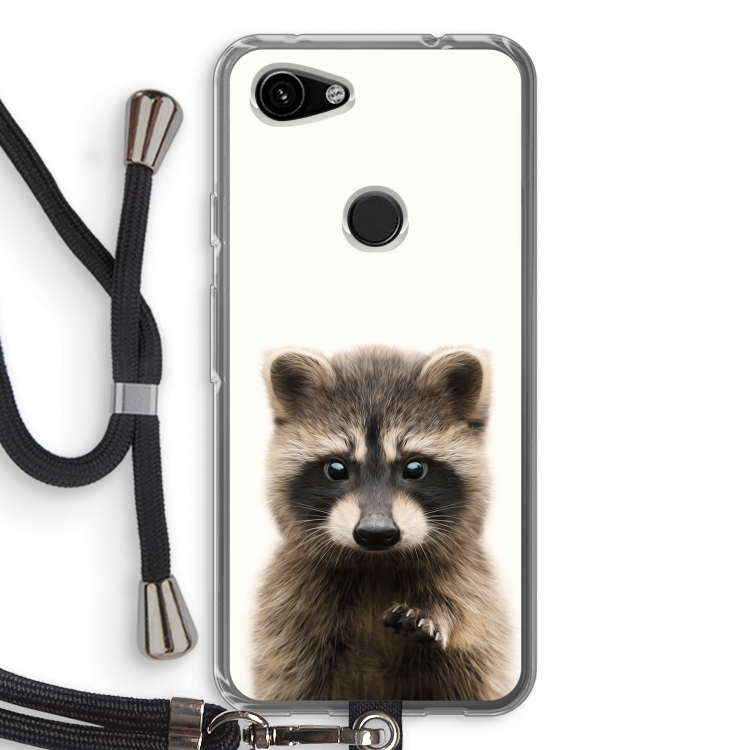 Rocco: Pixel 3a Transparant Hoesje met koord