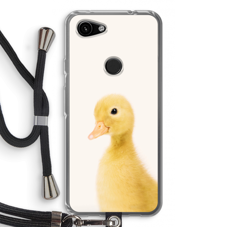 Duke: Pixel 3a Transparant Hoesje met koord