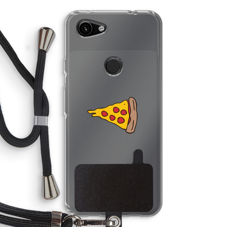 You Complete Me #1: Pixel 3a Transparant Hoesje met koord