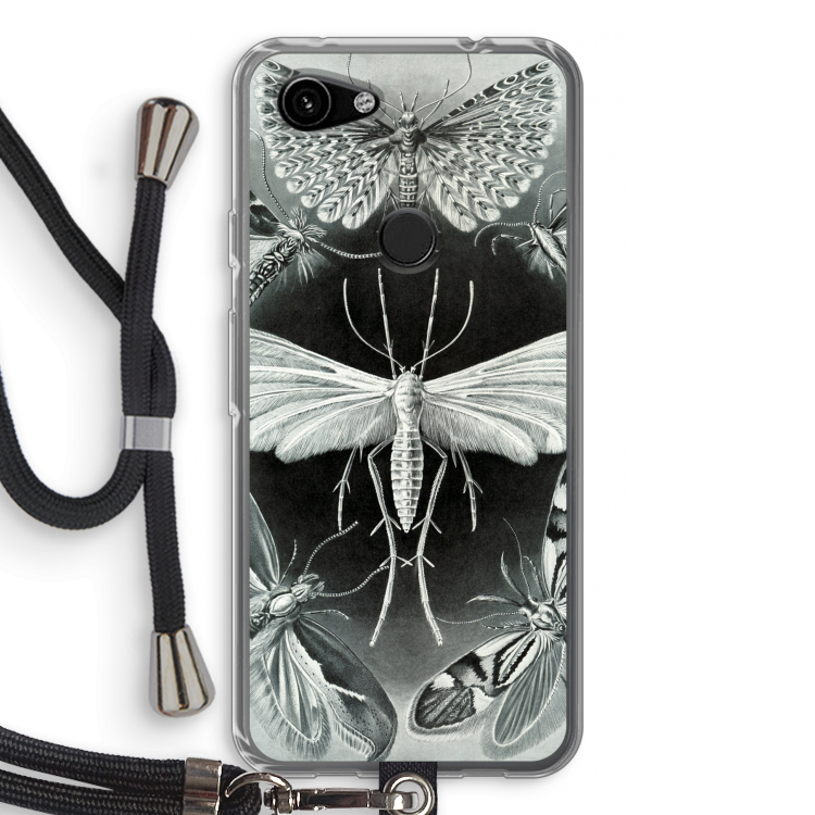 Haeckel Tineida: Pixel 3a Transparant Hoesje met koord