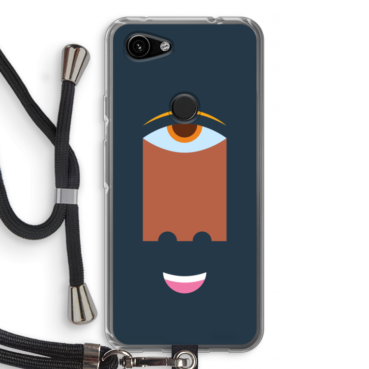 Mono M: Pixel 3a Transparant Hoesje met koord