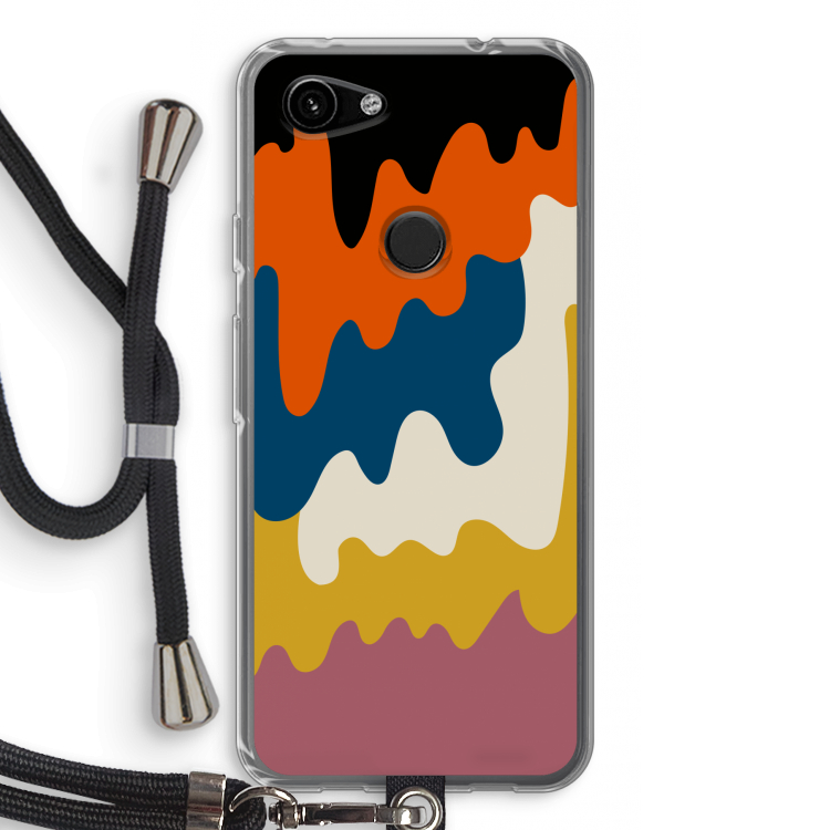 Baar A: Pixel 3a Transparant Hoesje met koord