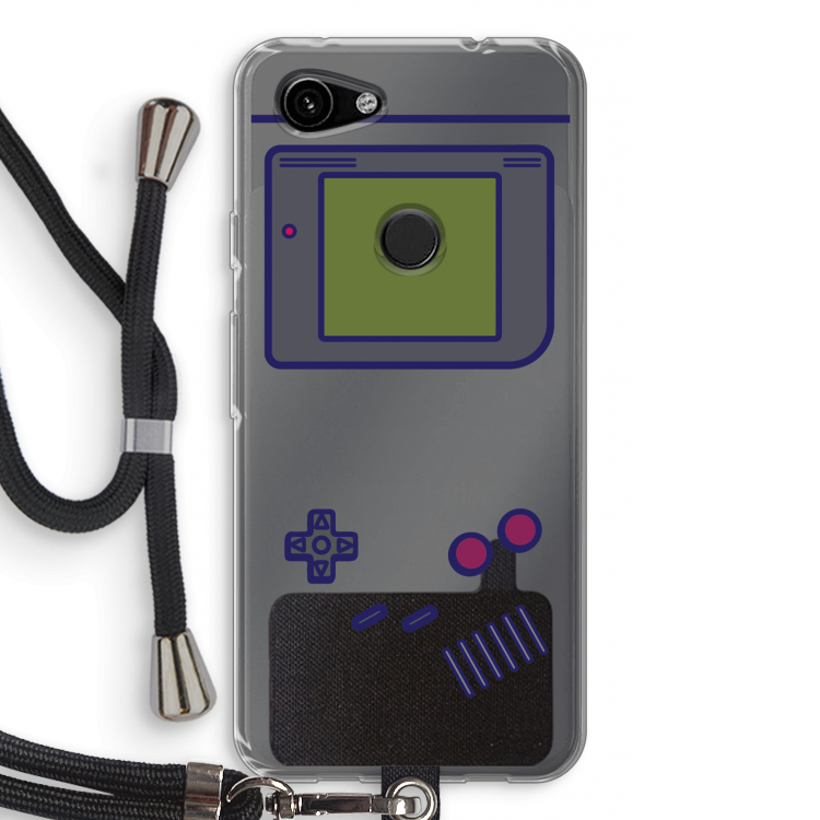 Game On: Pixel 3a Transparant Hoesje met koord