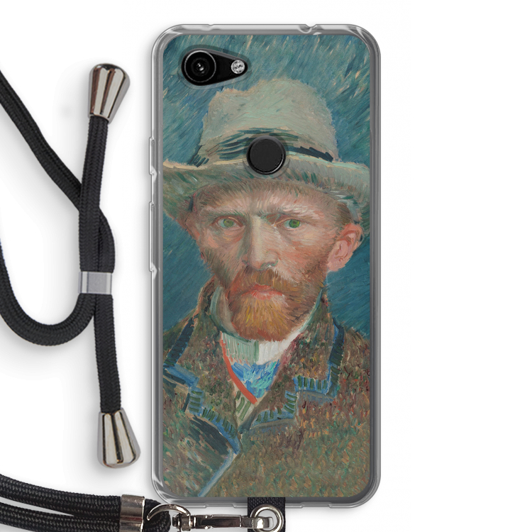Van Gogh: Pixel 3a Transparant Hoesje met koord