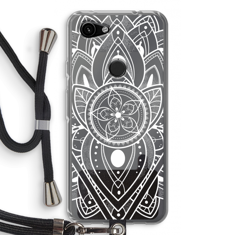 It's Complicated: Pixel 3a Transparant Hoesje met koord