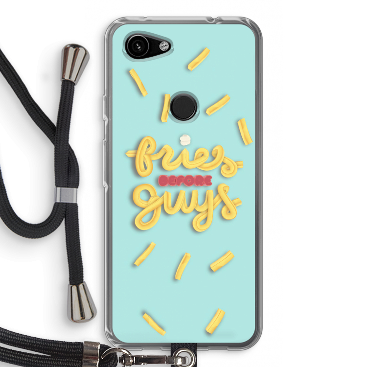 Always fries: Pixel 3a Transparant Hoesje met koord
